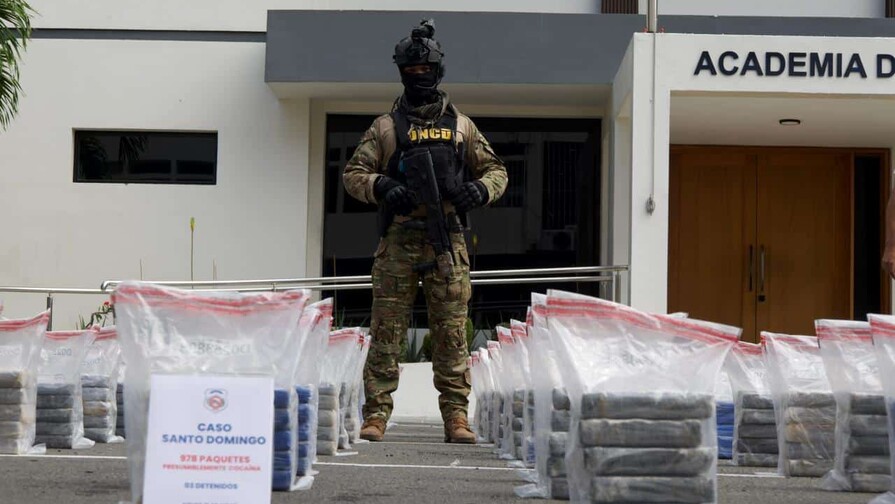 Incautan 1.3 toneladas de cocaína y 30 bloques de marihuana en las costas de Baní
