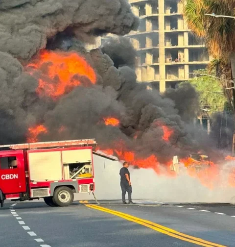 Identifican a los dos fallecidos en explosión de camión en el Malecón