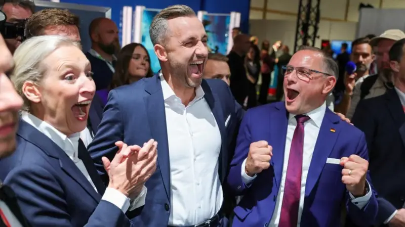 El partido de ultraderecha AfD logra victoria en el este de Alemania, pero no alcanza la mayoría absoluta para gobernar