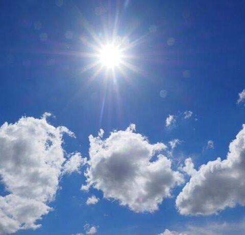 Nubes dispersas y poca probabilidad de lluvias para este lunes
