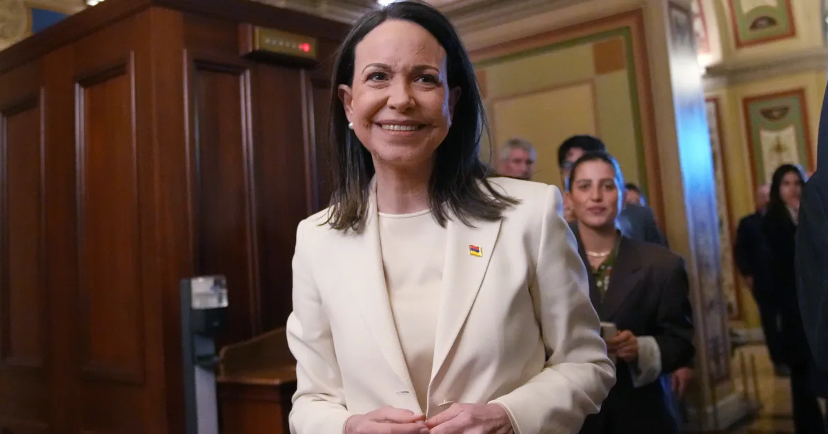 Partido de Machado pide levantar de "inmediato" inhabilitación política de su líder en Venezuela