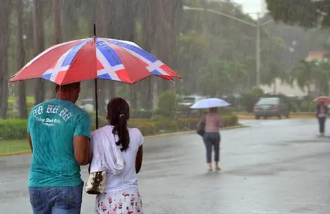 Mucha probabilidad de lluvia para este sábado en Santo Domingo