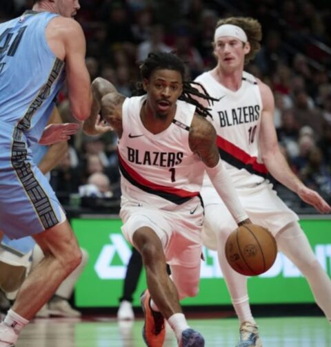 Morant, al menos cuatro semanas fuera en Portland