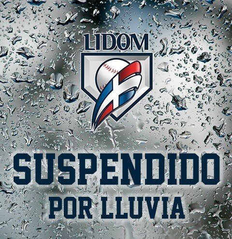 Lluvia deja sin pelota los tres juegos de la LIDOM