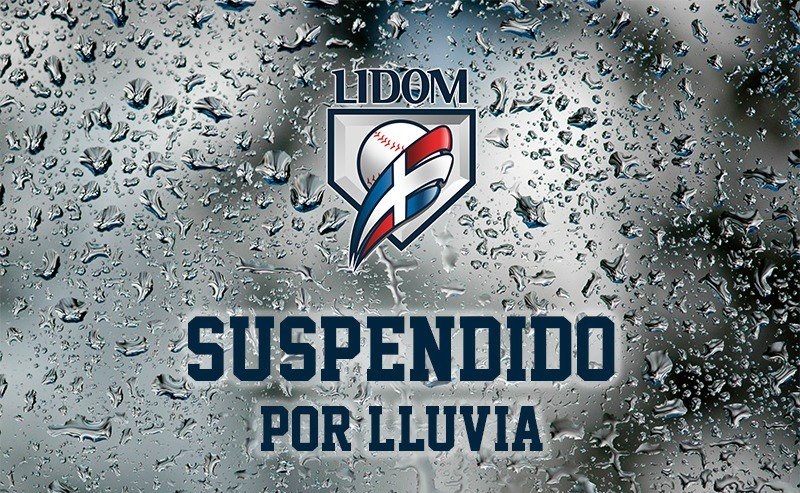 Lluvia deja sin pelota los tres juegos de la LIDOM