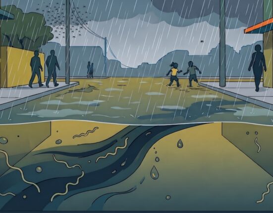 Salud Pública alerta: no pisar agua de inundaciones